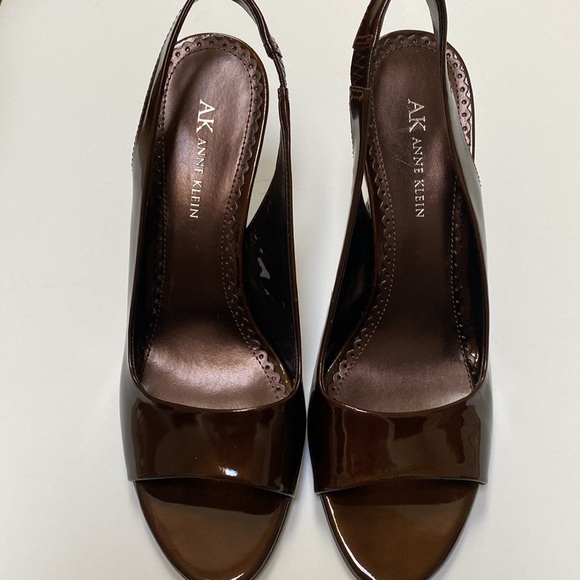 Anne Klein Shoes - Anne Klein Open toe shoes. Size 8.5 Patent Leather